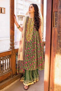 3 Piece Lawn Unstitched Foil Printed Suit CL-32240 A