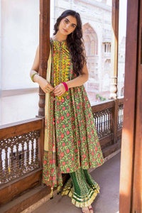 3 Piece Lawn Unstitched Foil Printed Suit CL-32240 A