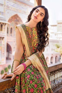 3 Piece Lawn Unstitched Foil Printed Suit CL-32240 A