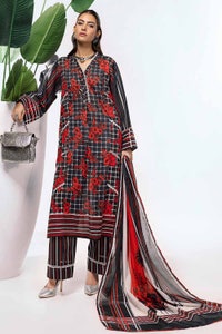 3 Piece Lawn Printed Unstitched Suit CL-32454