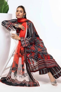 3 Piece Lawn Printed Unstitched Suit CL-32454