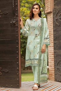 3 Piece Printed Lawn Unstitched Suit CL-32443 A