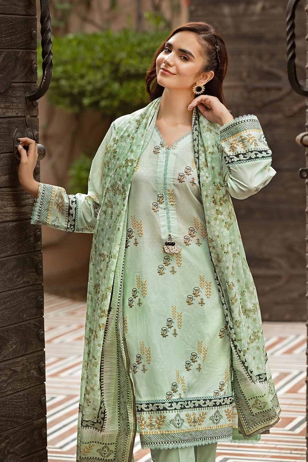 3 Piece Printed Lawn Unstitched Suit CL-32443 A