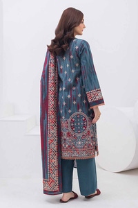 3 Piece Printed Khaddar Unstitched Suit CW-32052
