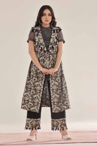 Unstitched Gold Printed Lawn Shirt SL-42039 B