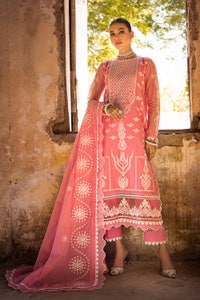 3 Piece Foil Embroidered Paper Cotton Unstitched Suit with Foil Embroidered Paper Cotton Dupatta FE-32086