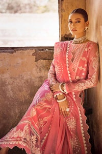 3 Piece Foil Embroidered Paper Cotton Unstitched Suit with Foil Embroidered Paper Cotton Dupatta FE-32086