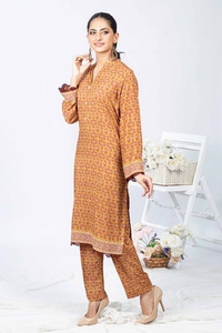 Printed Linen Unstitched Shirt WNSS-32012