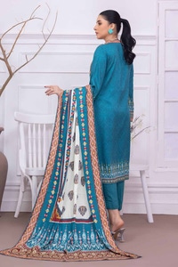 3 Piece Printed Cotail Unstitched Suit with Printed Cotail Dupatta WNS-32251 A