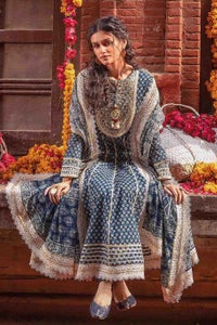 3 Piece Lawn Unstitched Foil Printed Suit CL-32447 B