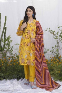 3 Piece Printed Lawn Unstitched Suit CL-32544