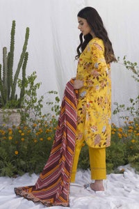 3 Piece Printed Lawn Unstitched Suit CL-32544