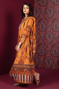 3 Piece Cotton Linen Unstitched Suit K-32006