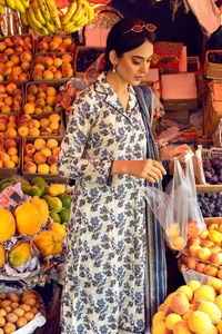 3 Piece Printed Linen Unstitched Suit LT-32011 A