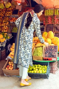 3 Piece Printed Linen Unstitched Suit LT-32011 A
