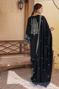 3 Piece Embroidered Linen Unstitched Suit with Embroidered Linen Dupatta RC-32001