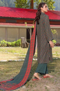 3 Piece Printed Karandi Unstitched Suit AY-32004