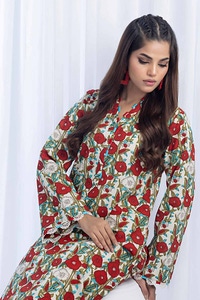 2 Piece Printed Khaddar Unstitched Suit CWT-32009