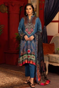 3 Piece Digital Printed Linen Unstitched Suit with Dobby Linen Dupatta LT-32024