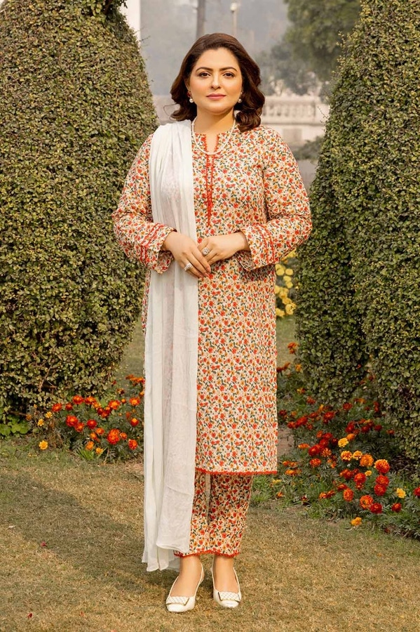 Printed Lawn Unstitched Shirt SL-42002