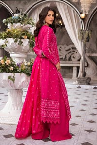 3 Piece Embroidered Lawn Unstitched Suit with Embroidered Paper Cotton Dupatta SP-42002
