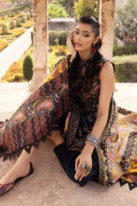 3 Piece Unstitched Printed Lawn Suit with Woven Stripe Dupatta SP-42041