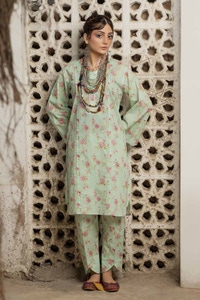 2 Piece Printed Lawn Unstitched Suit with Croatia Laces TL-42011