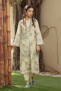 2 Piece Embroidered Printed Lawn Unstitched Suit with Croatia Laces TL-42015