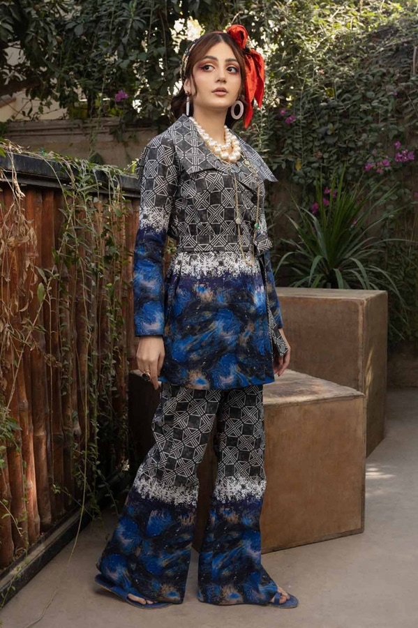 2 Piece Printed Unstitched Lawn Suit TL-42020