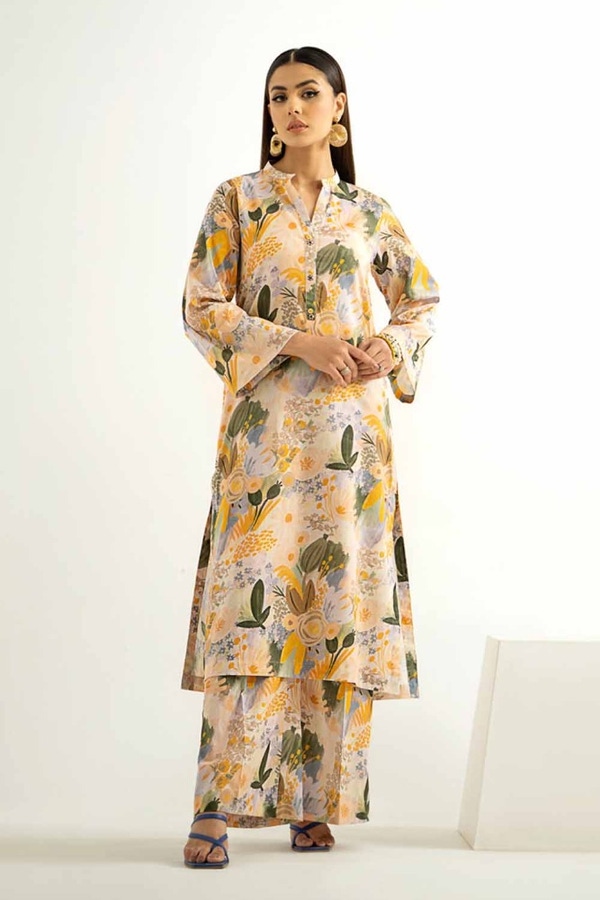 2 Piece Printed Unstitched Lawn Suit TL-42028