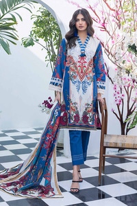2 Piece Printed Unstitched Lawn Suit TL-42033