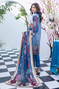 2 Piece Printed Unstitched Lawn Suit TL-42033