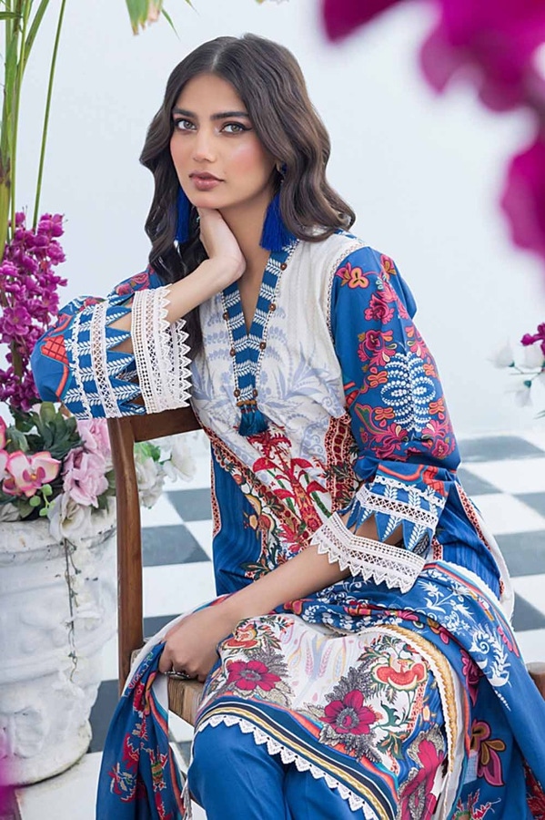 2 Piece Printed Unstitched Lawn Suit TL-42033