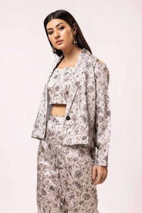 2 Piece Unstitched Printed Silk Suit TS-42009