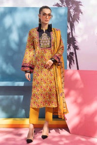 2 Piece Embroidered Printed Lawn Unstitched Suit TL-32081