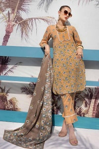 3 Piece Lacquer Printed Lawn Unstitched Suit CL-32461 B