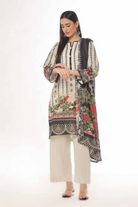 3 Piece Unstitched Printed Lawn Suit CLP-42060