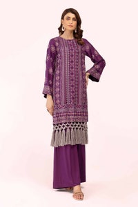2 Piece Unstitched Embroidered Cotail Suit VT-42003