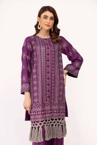 2 Piece Unstitched Embroidered Cotail Suit VT-42003