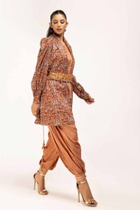 2 Piece Unstitched Printed Linen Suit VT-42008