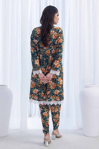 2 Piece Printed Khaddar Unstitched Suit CWT-32006