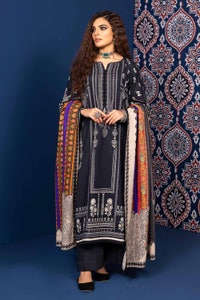 3 Piece Khaddar Printed Unstitched Suit K-32033