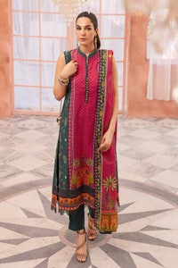3 Piece Khaddar Digital Printed Unstitched Suit K-32004