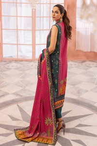 3 Piece Khaddar Digital Printed Unstitched Suit K-32004