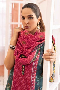 3 Piece Khaddar Digital Printed Unstitched Suit K-32004