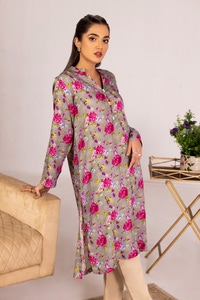 Slub Viscose Printed Shirt WGK-SVW-DP-3183