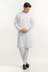 White Basic Kurta KR-PLN22-053
