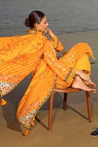 3 Piece Embroidered Khaddar Unstitched Suit K-32005