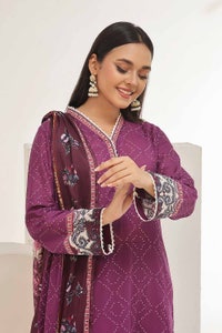 3 Piece Unstitched Printed Lawn Suit CLP-42058
