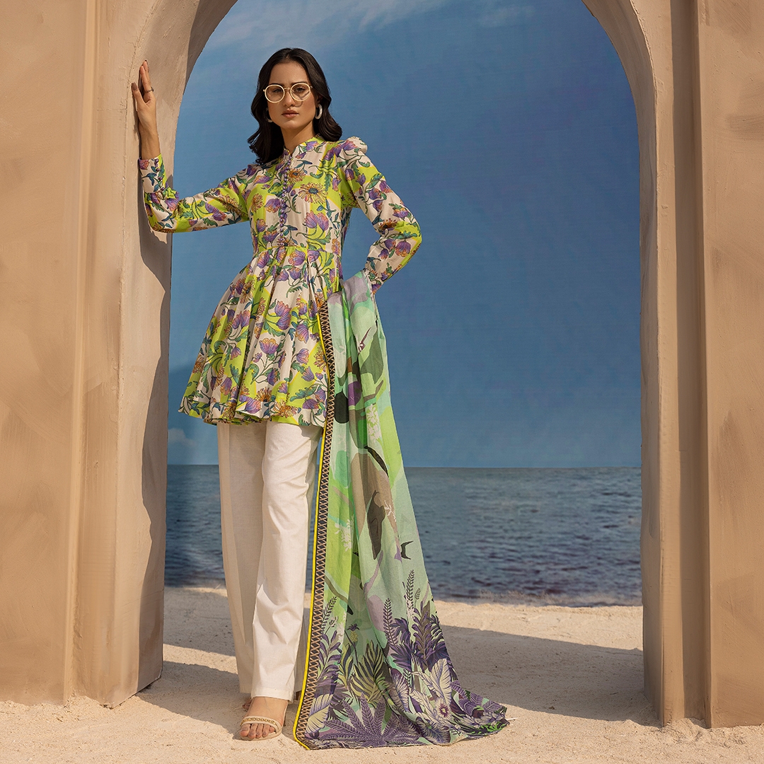 gulahmed-ideas-floral-green-and-white-2-piece-lawn-co-ord-sets-pakistan